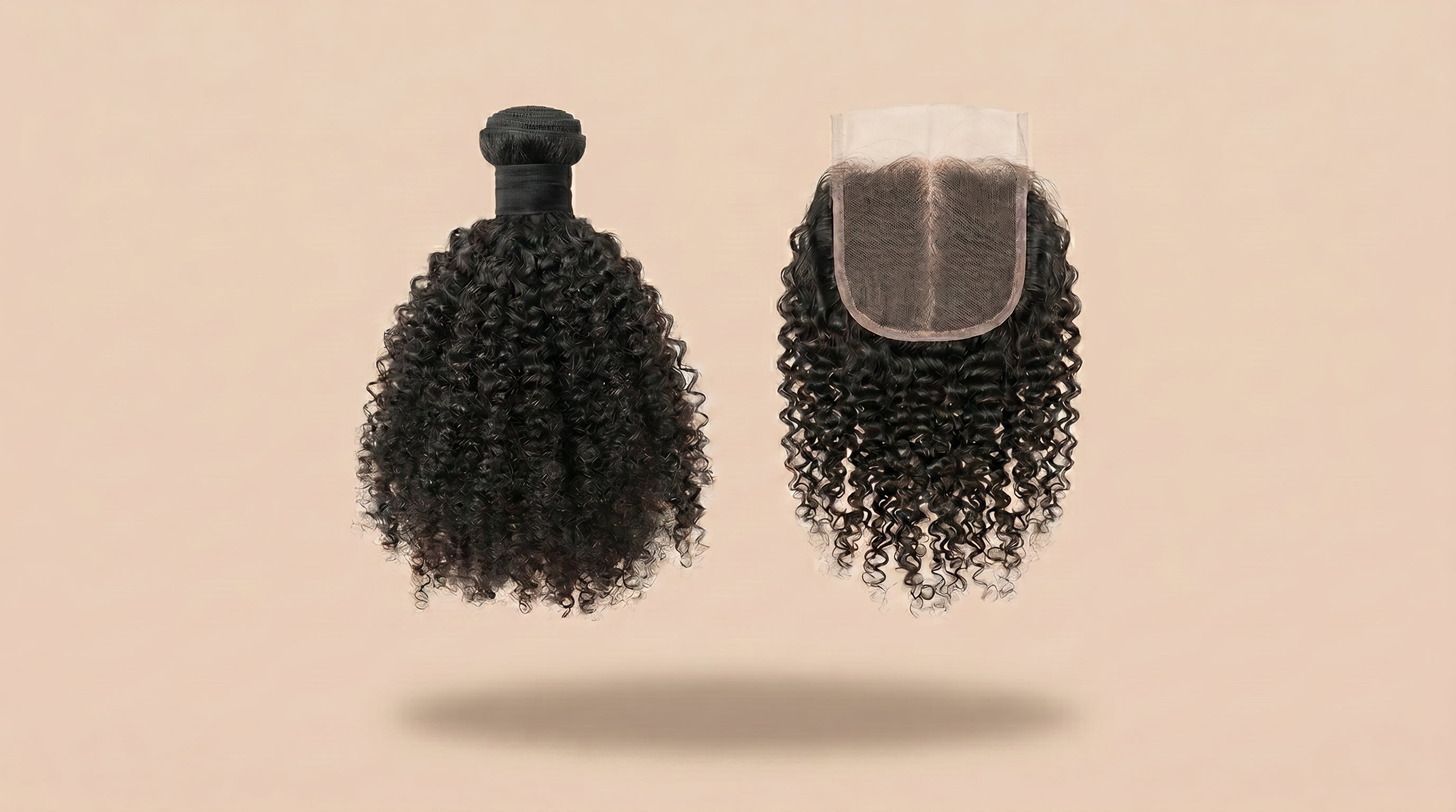 Express Pack Kinky Curly : ponytail + closure — GLOW UP
